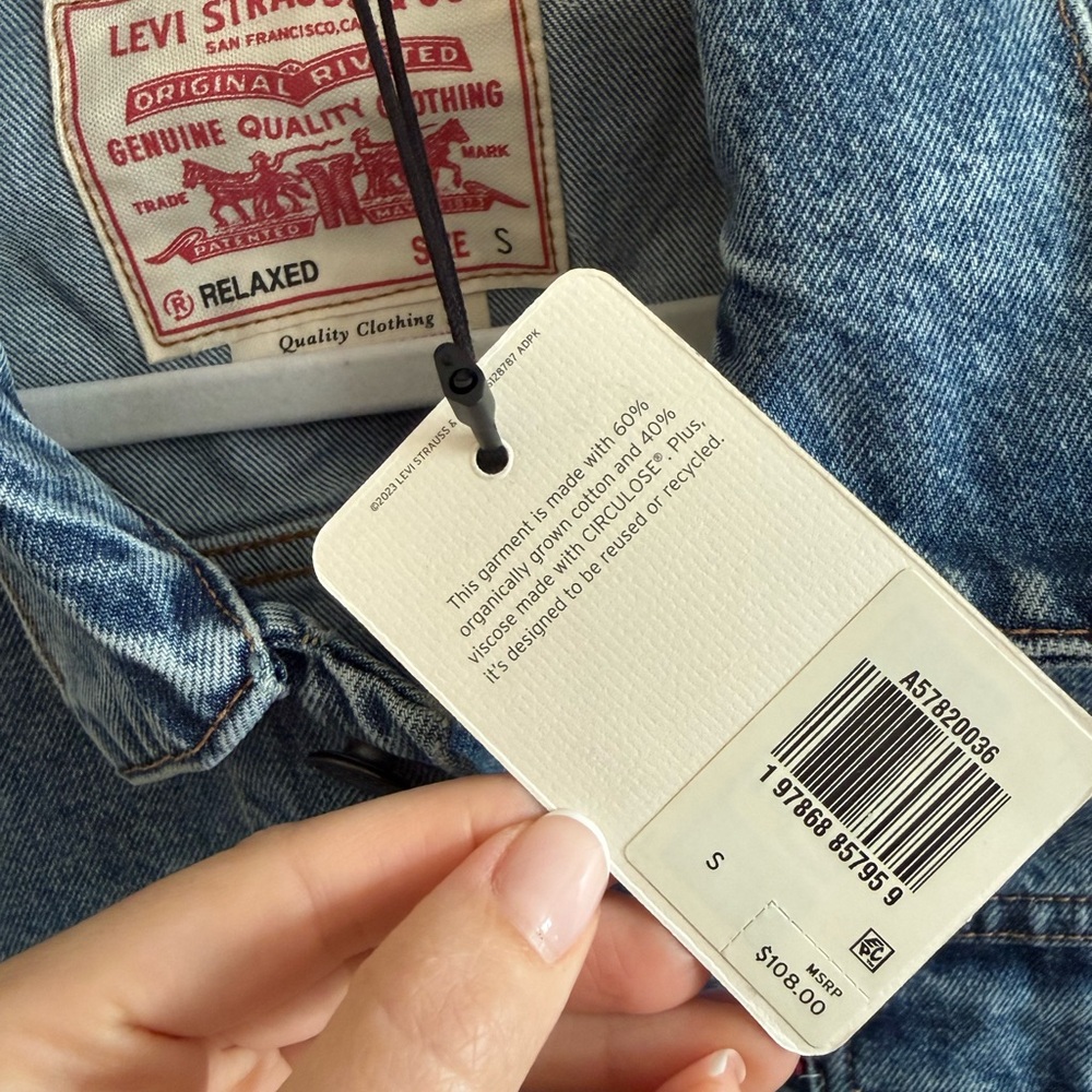 *NWT* Levi's Original Trucker Jacket - men’s small - Picture 4 of 5